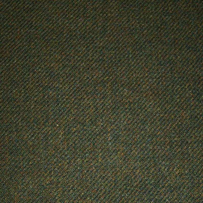 Green & Brown Plain Tweed