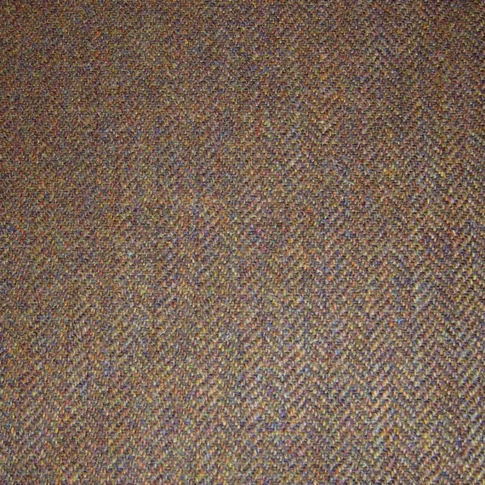 Medium Brown Herringbone Tweed
