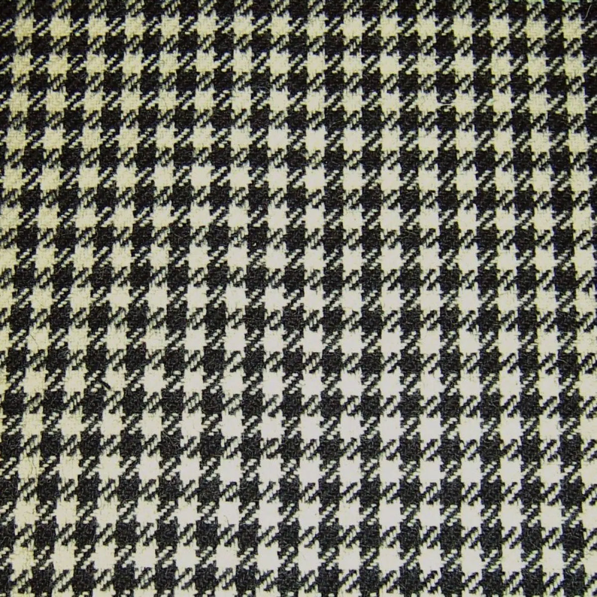 Black & White Dogtooth Tweed