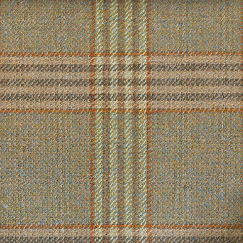 Veste Tweed Caldene Femme - Vert/brown/jaune à Carreaux, Taille UK 44 (18-20)