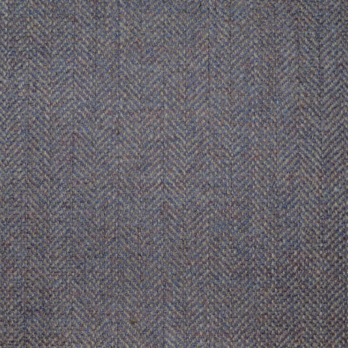 Lilac and Beige Herringbone All Wool Scottish Tweed