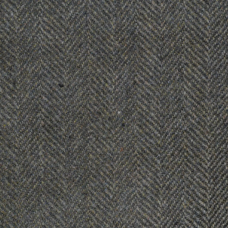 Forest Green Herringbone Cashmere Jacketing