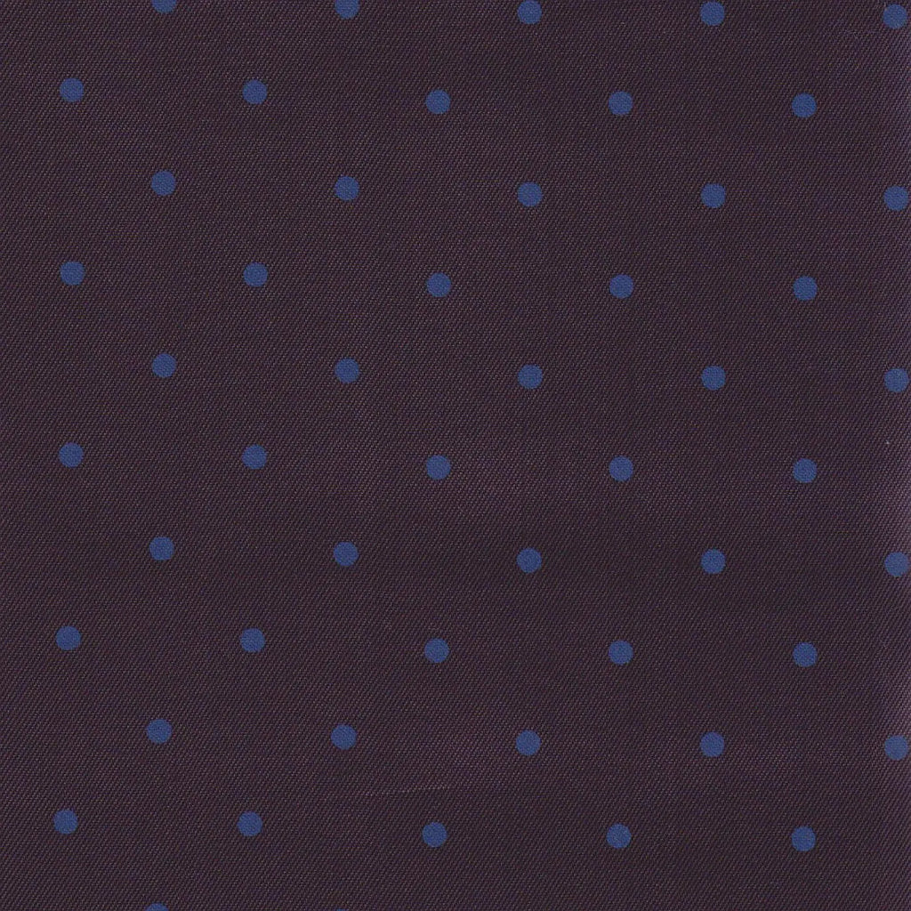 Plum with Blue Spot Lining