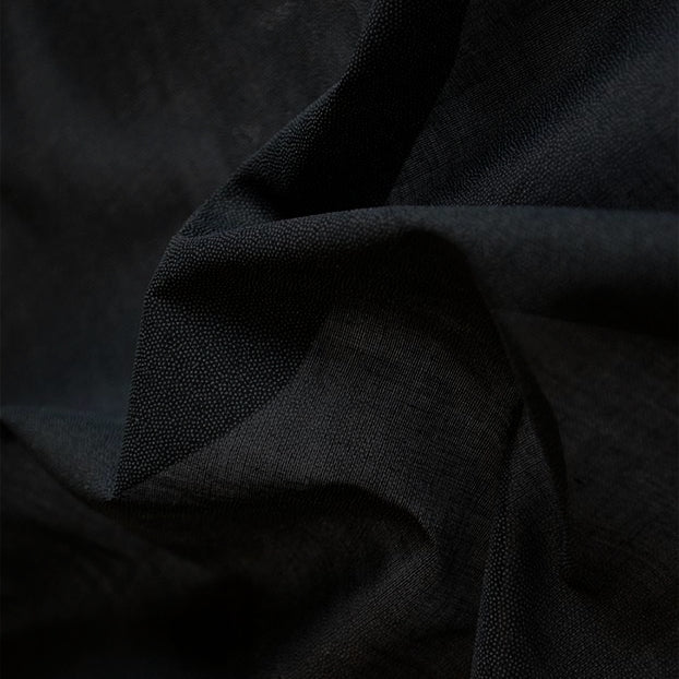 Black Cotton Iron-on Fusible Facing