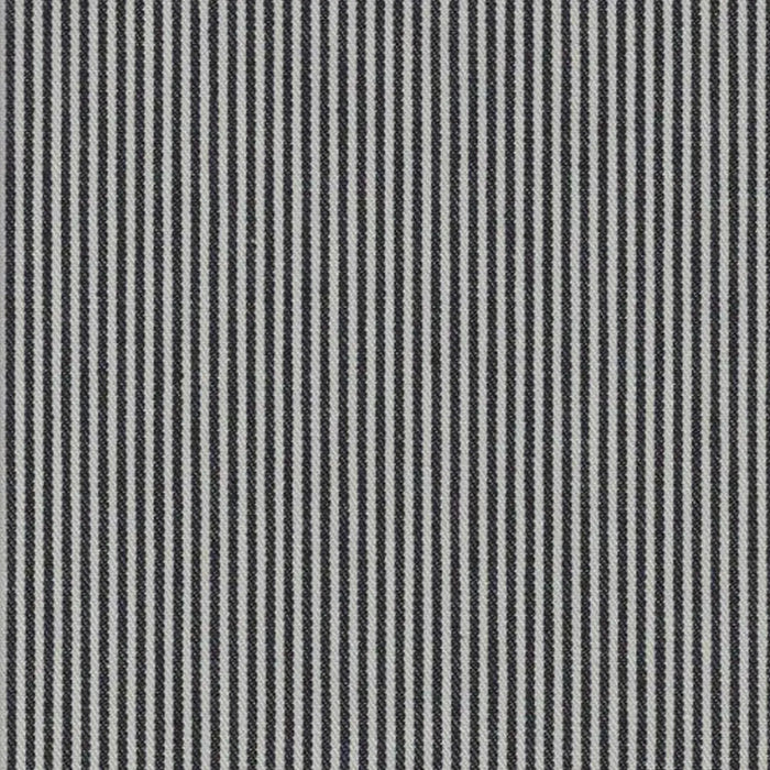 Black and White Candy Stripe Cotton Denim