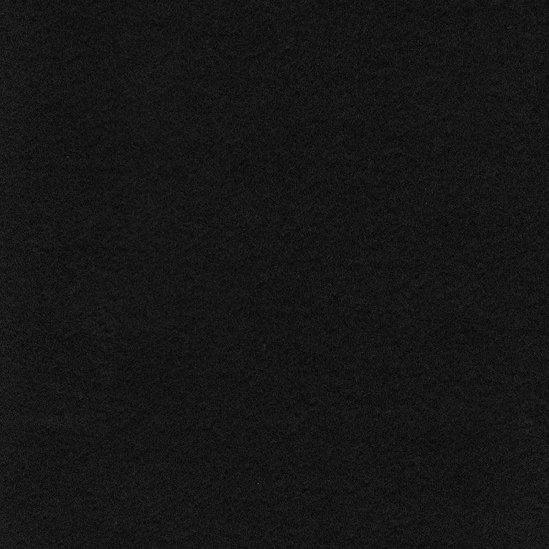 Black Midweight Cotton Moleskin