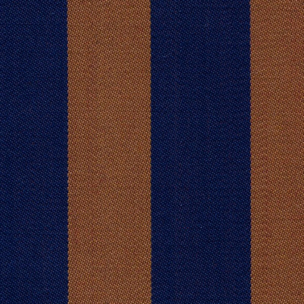 Burnt Orange and Navy Blazer Stripe Jacketing by Holland & Sherry