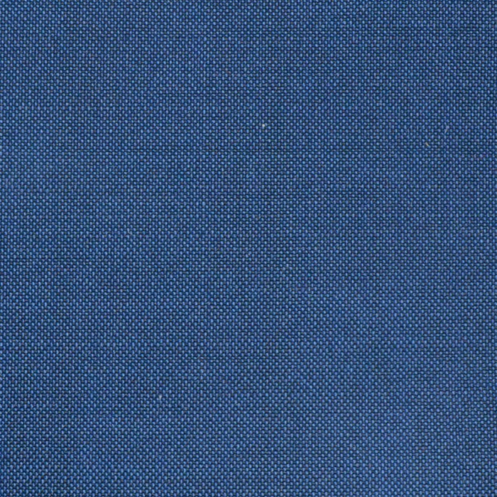 Petrol Blue Solid Super 100's Wool & Kid Mohair Suiting By Holland & Sherry