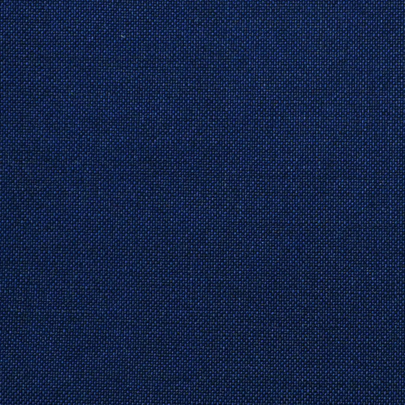 Dark Blue Solid Super 100's Wool & Kid Mohair Suiting By Holland & Sherry