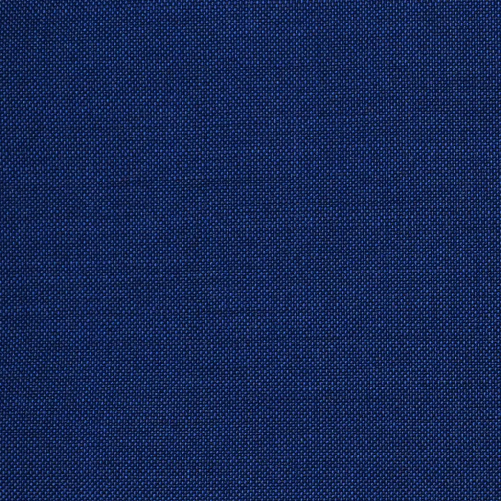 Azure Blue Solid Super 100's Wool & Kid Mohair Suiting By Holland & Sherry