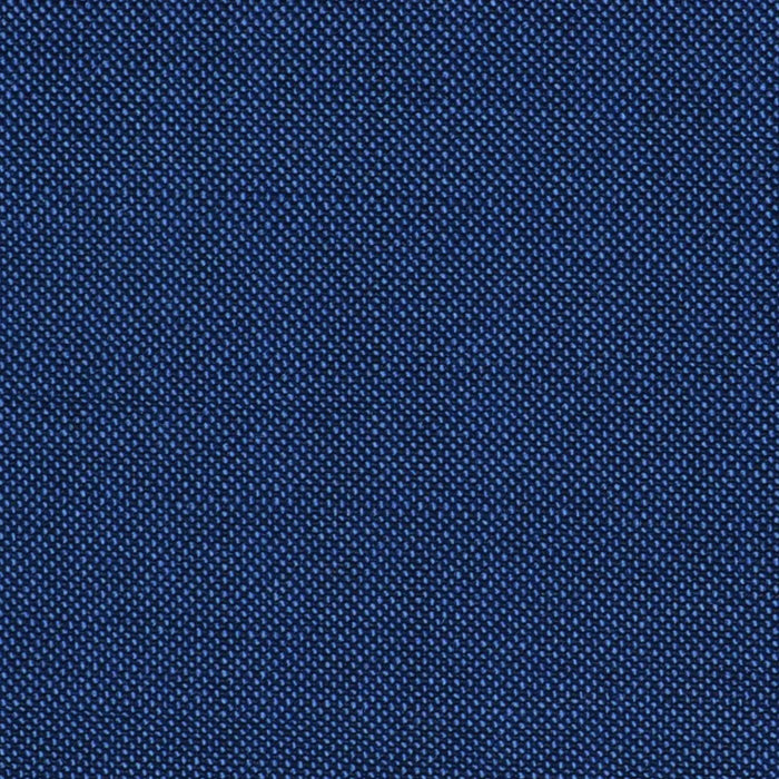 Blue Solid Super 100's Wool & Kid Mohair Suiting By Holland & Sherry