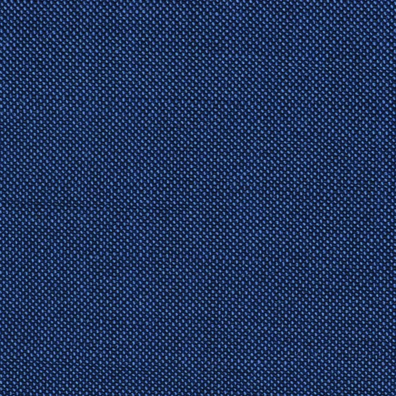 Blue Solid Super 100's Wool & Kid Mohair Suiting By Holland & Sherry