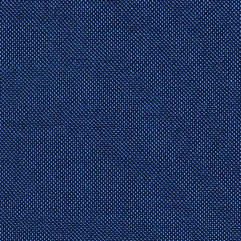 Blue Solid Super 100's Wool & Kid Mohair Suiting By Holland & Sherry