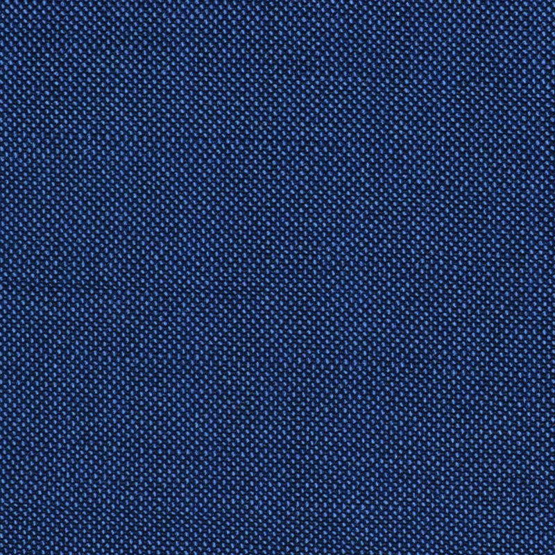 Blue Solid Super 100's Wool & Kid Mohair Suiting By Holland & Sherry