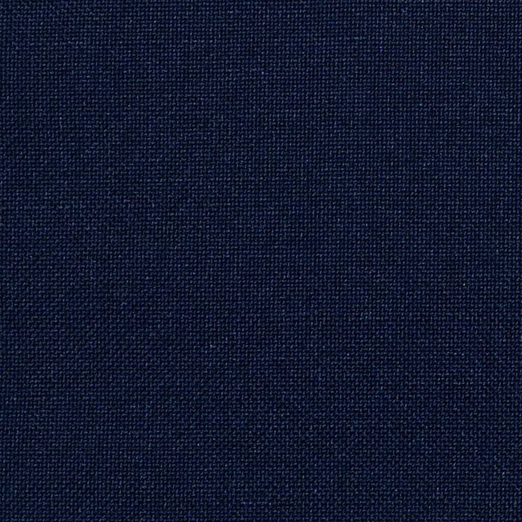 Midnight Blue Solid Super 100's Wool & Kid Mohair Suiting By Holland & Sherry