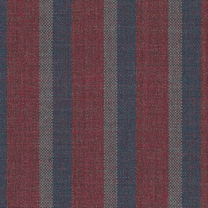 Red and Teal with Muted White Blazer Stripe Suiting/Jacketing All Wool Suiting By Holland & Sherry