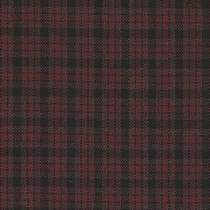 Red and Burgundy Micro Check Suiting/Jacketing All Wool Suiting By Holland & Sherry
