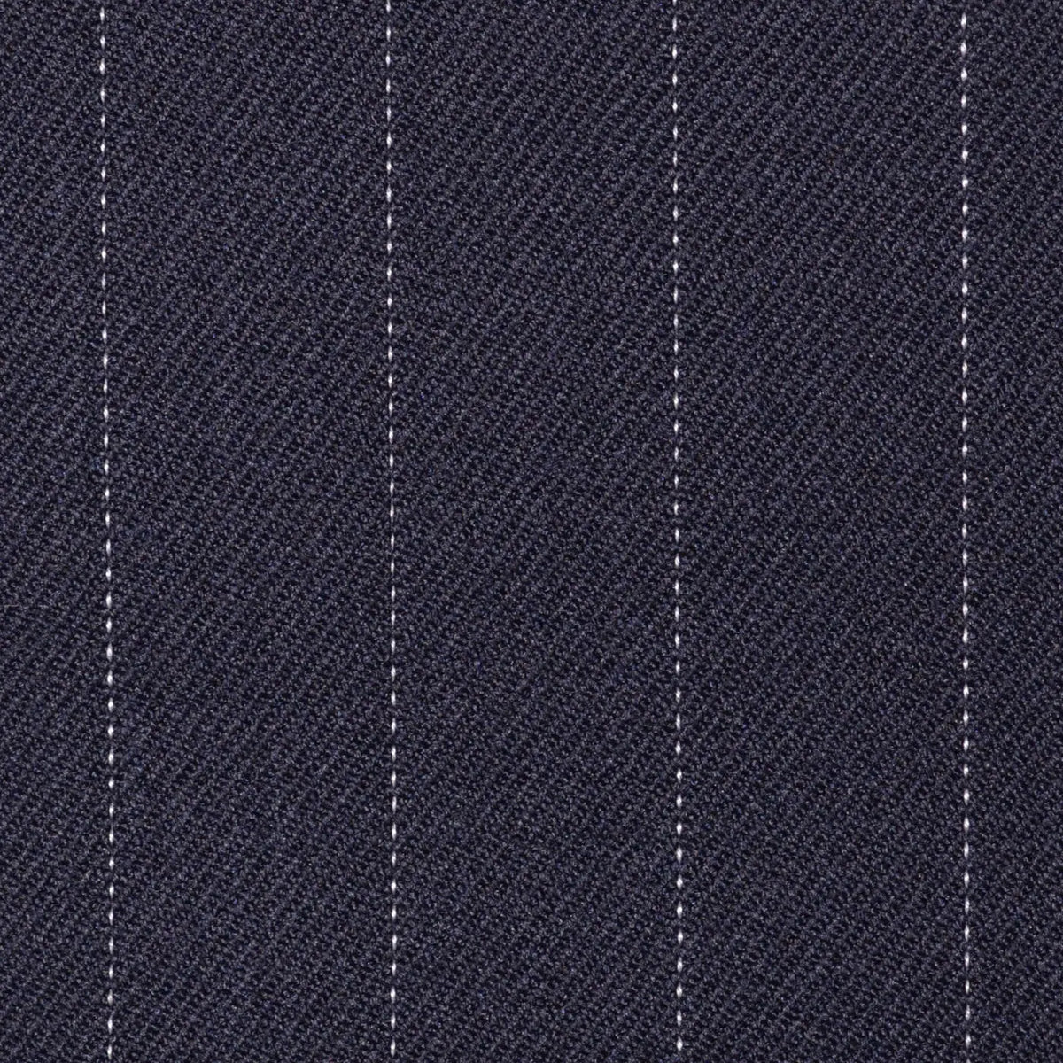 Navy Blue Pinstripe Super 100's All Wool Suiting By Holland & Sherry