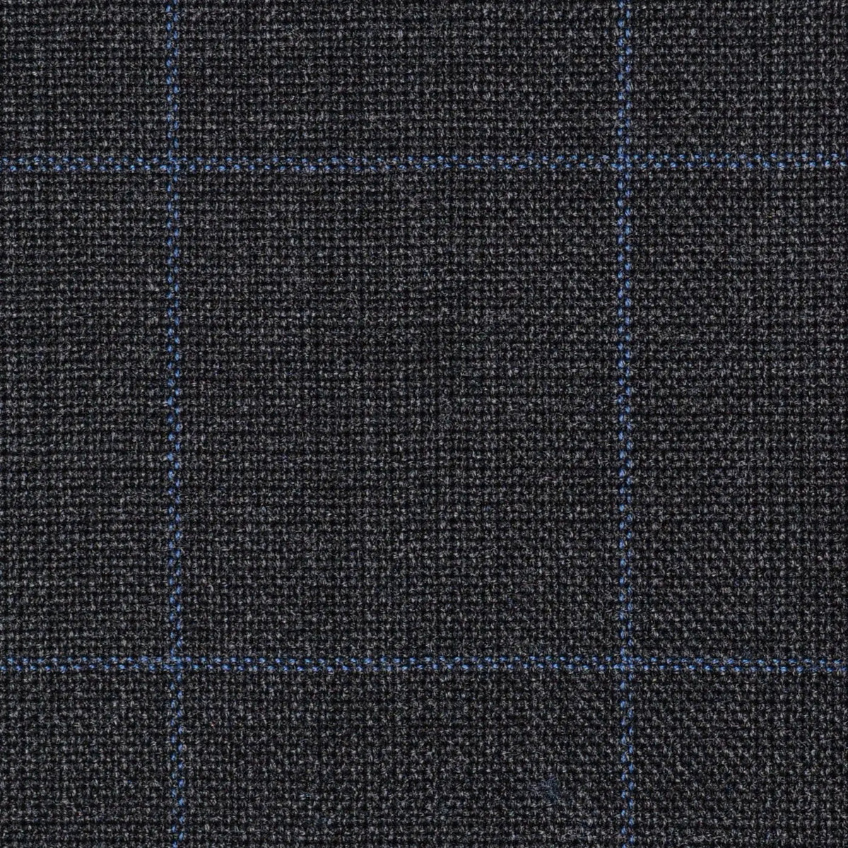 Dark Grey Glen Check Super 100's All Wool Suiting By Holland & Sherry