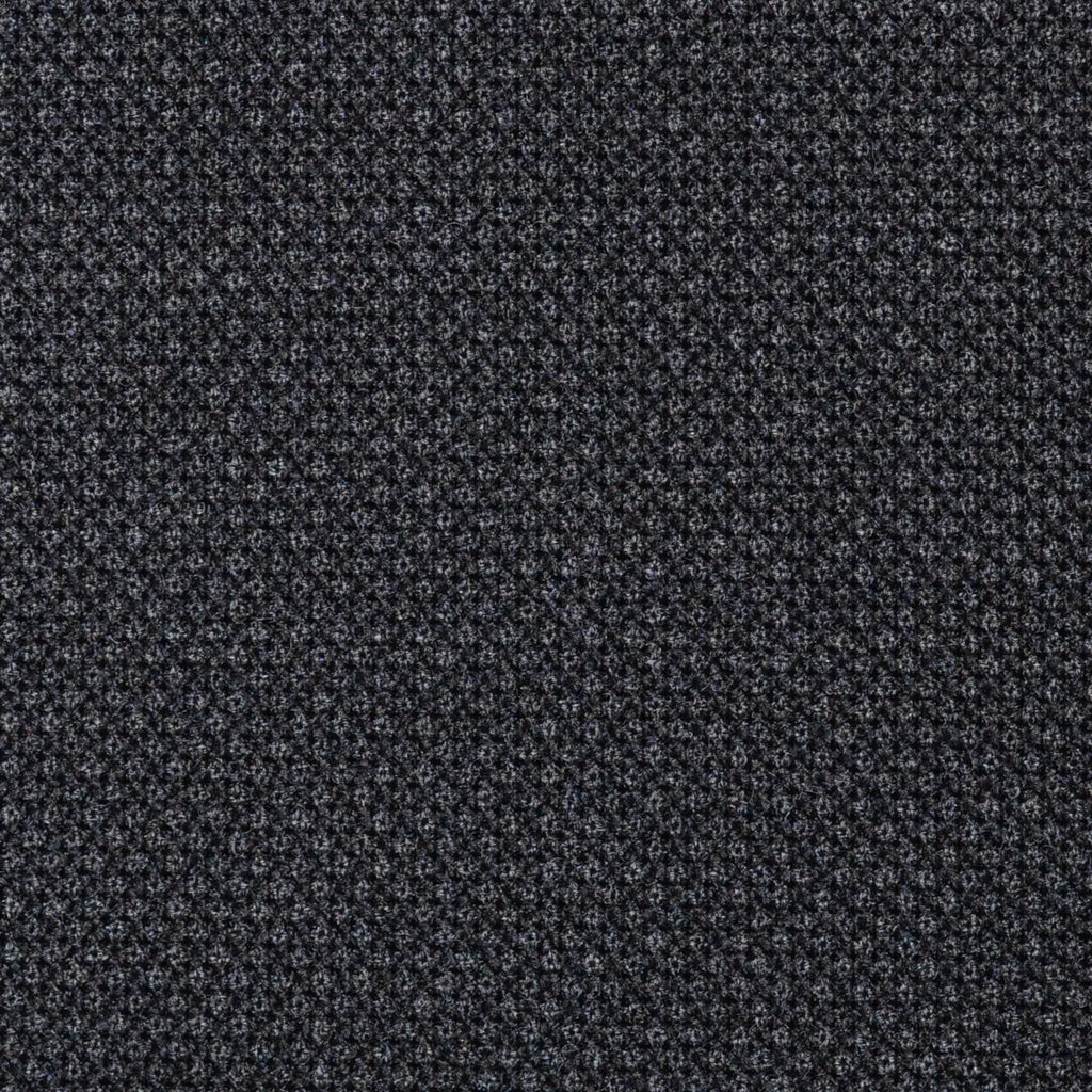 Dark Grey Birdseye Super 100's All Wool Suiting By Holland & Sherry