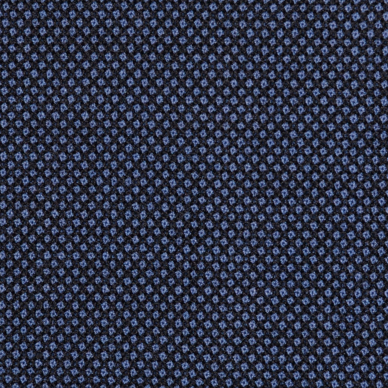Medium Blue Birdseye Super 100's All Wool Suiting By Holland & Sherry