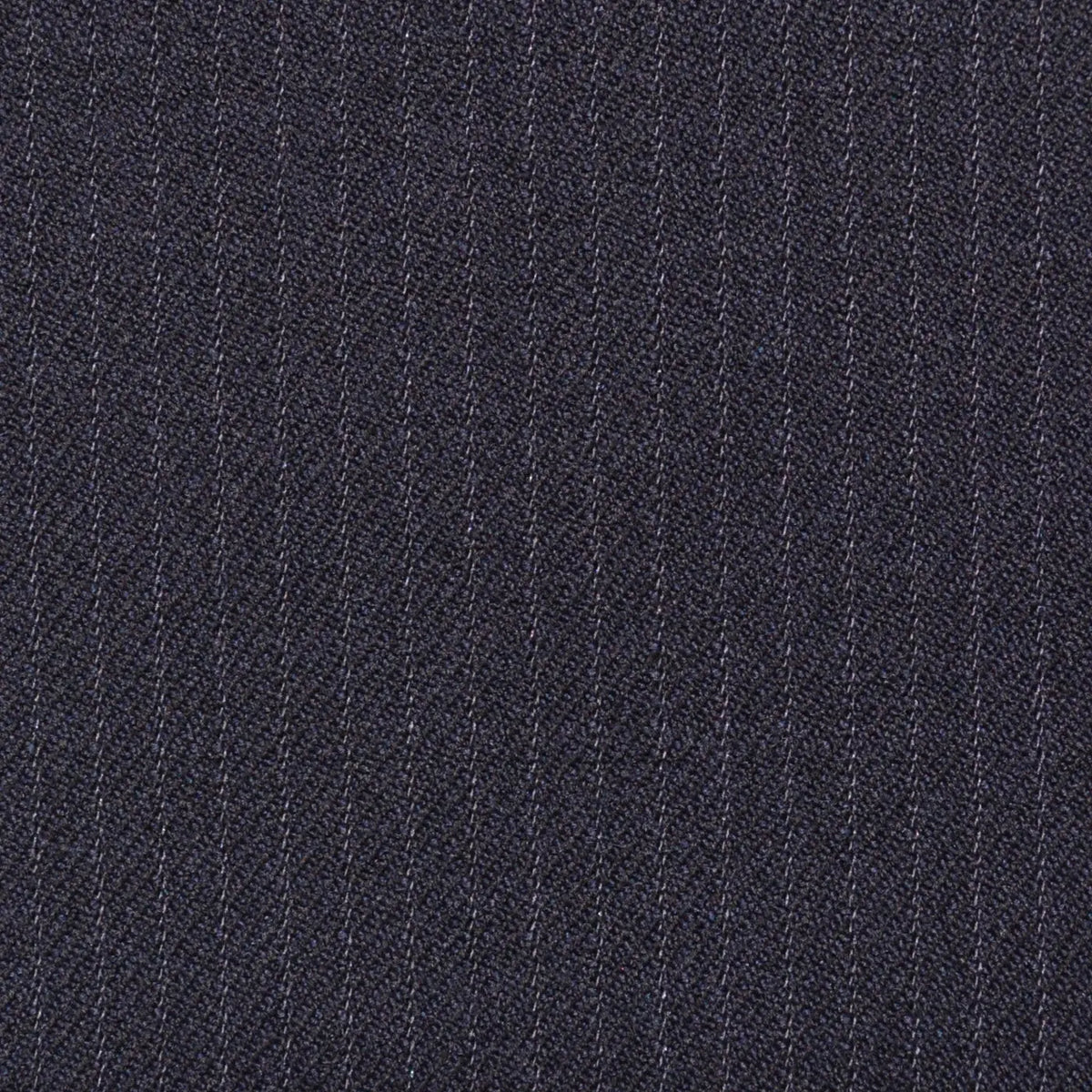 Navy Blue Narrow Stripe Super 100's All Wool Suiting By Holland & Sherry