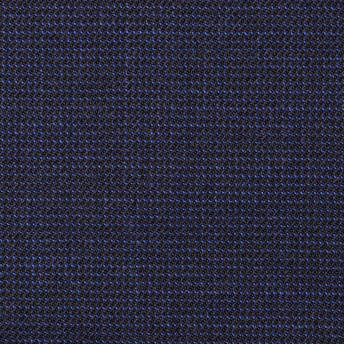 Bright Navy Blue and Dark Navy Blue Micro Check Super 100's All Wool Suiting By Holland & Sherry