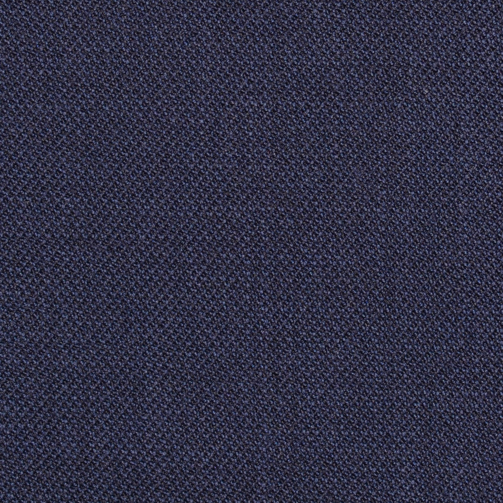 Navy Blue Pick & Pick Super 100's All Wool Suiting By Holland & Sherry