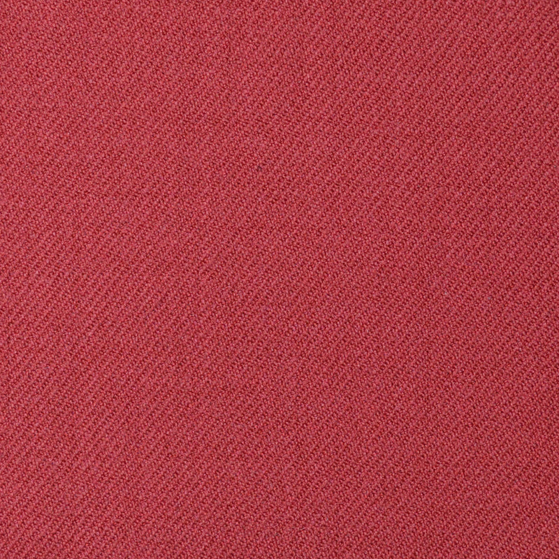 Red Plain Twill Super 100's All Wool Suiting By Holland & Sherry