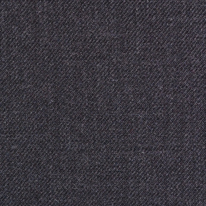 Charcoal Grey Plain Twill Super 100's All Wool Suiting By Holland & Sherry