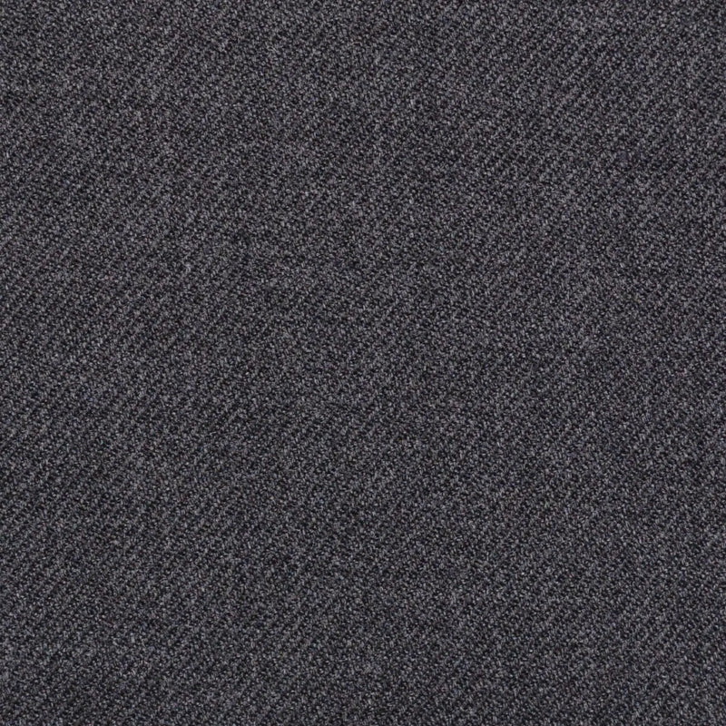 Dark Grey Plain Twill Super 100's All Wool Suiting By Holland & Sherry