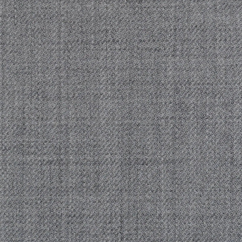 Light Grey Plain Twill Super 100's All Wool Suiting By Holland & Sherry