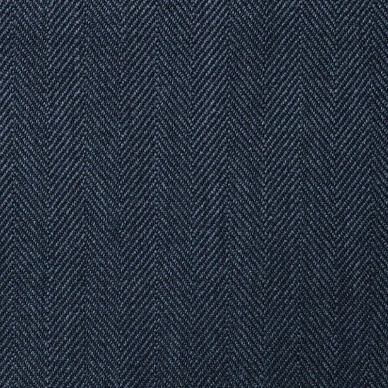 Dark Grey Herringbone Super 100's All Wool Suiting By Holland & Sherry