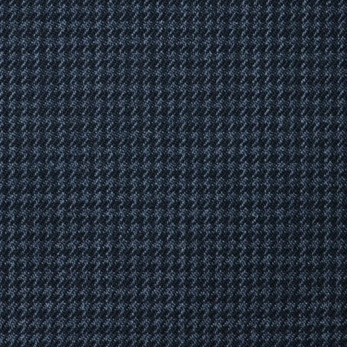 Dark Grey and Charcoal Small Dogtooth Check Super 100's All Wool Suiting By Holland & Sherry