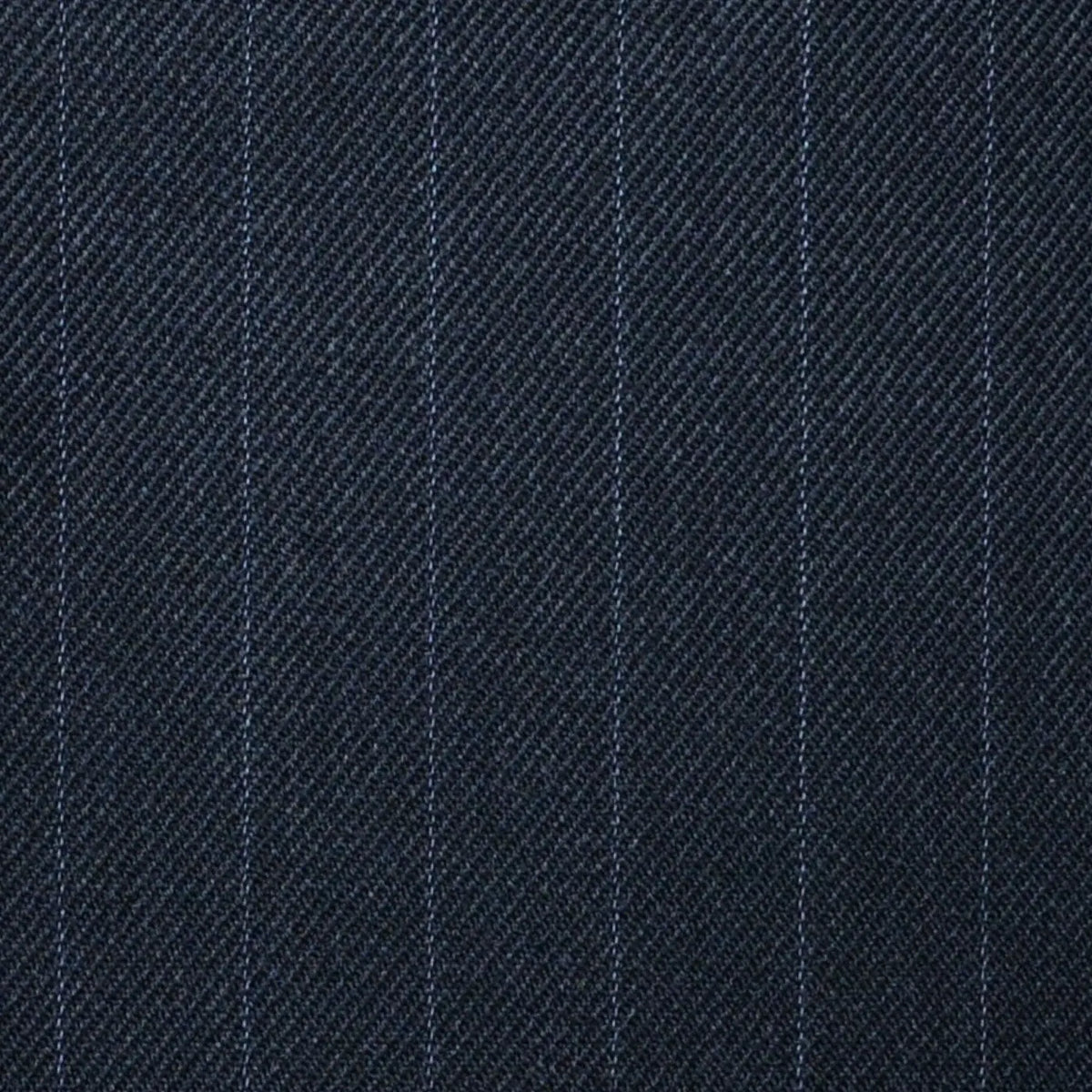 Dark Grey Muted 5/8th" Stripe Super 100's All Wool Suiting By Holland & Sherry