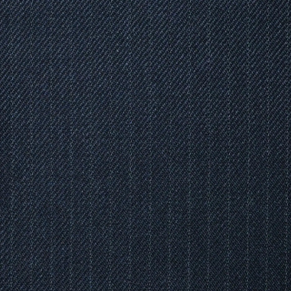 Charcoal Muted 1/4" Narrow Stripe Super 100's All Wool Suiting By Holland & Sherry