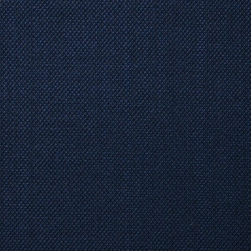 Navy Blue Sharkskin Super 100's All Wool Suiting By Holland & Sherry