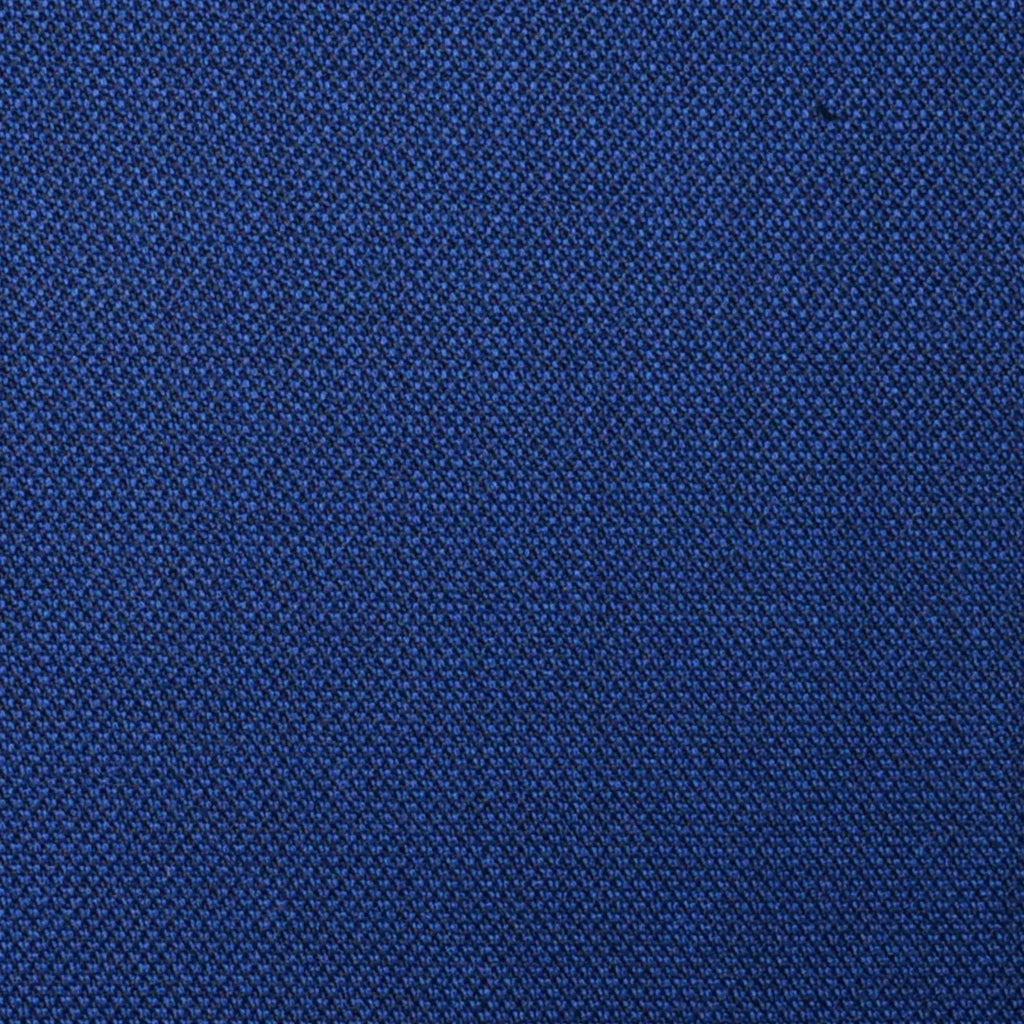 Bright Navy Blue Sharkskin Super 100's All Wool Suiting By Holland & Sherry