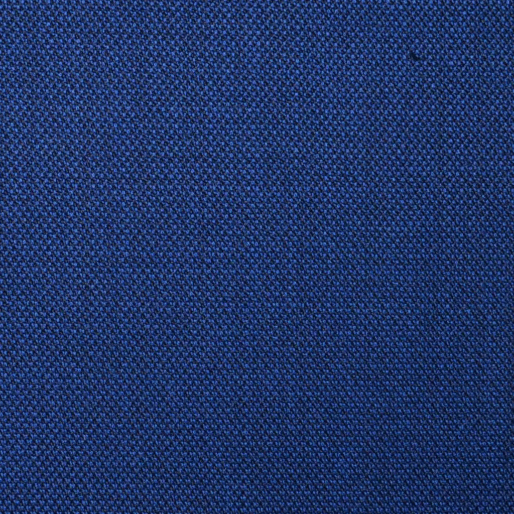 Bright Navy Blue Sharkskin Super 100's All Wool Suiting By Holland & Sherry