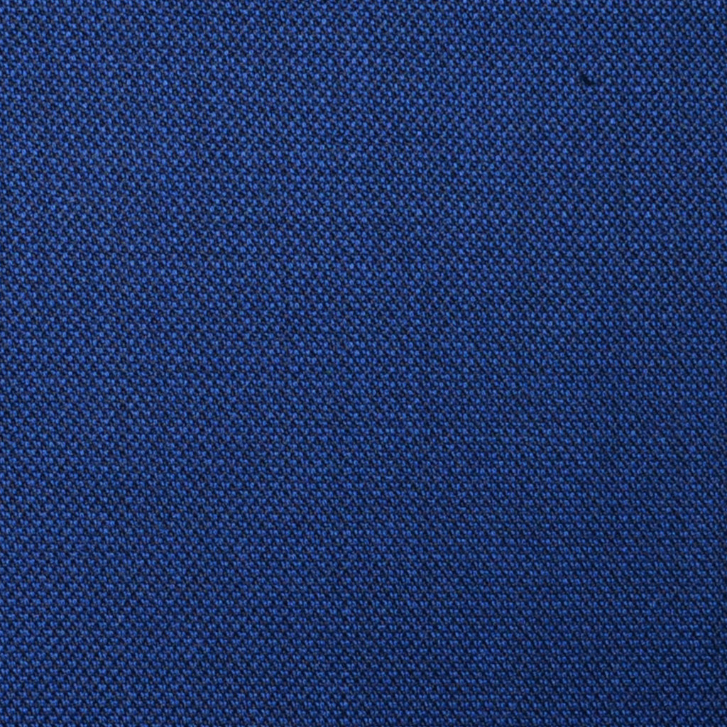Bright Navy Blue Sharkskin Super 100's All Wool Suiting By Holland & Sherry