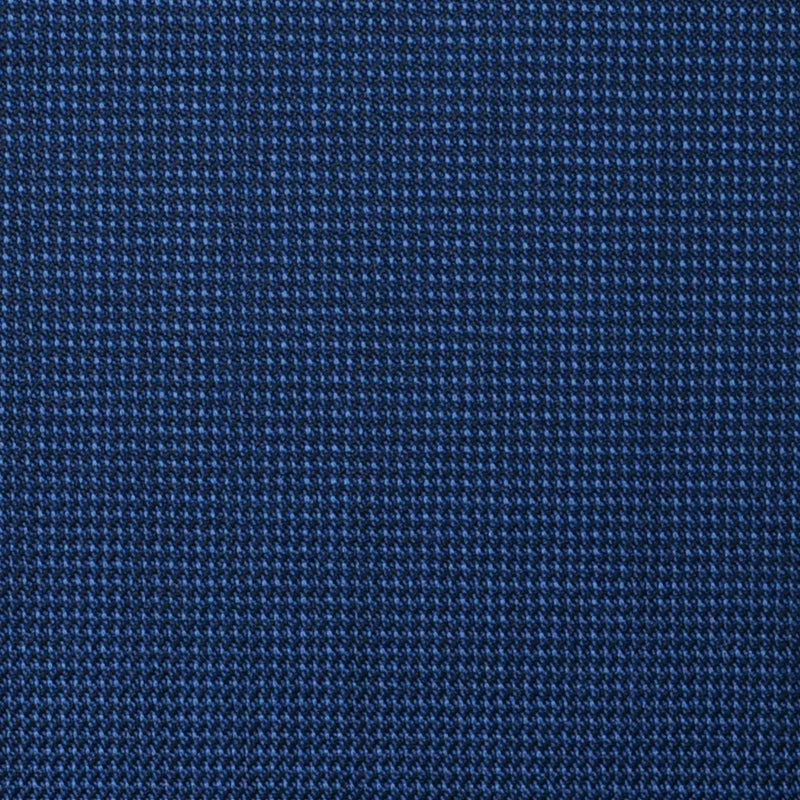 Medium Blue Nailhead Super 100's All Wool Suiting By Holland & Sherry