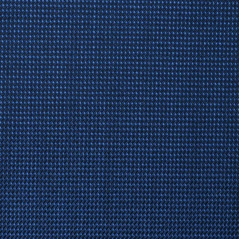 Medium Blue Nailhead Super 100's All Wool Suiting By Holland & Sherry