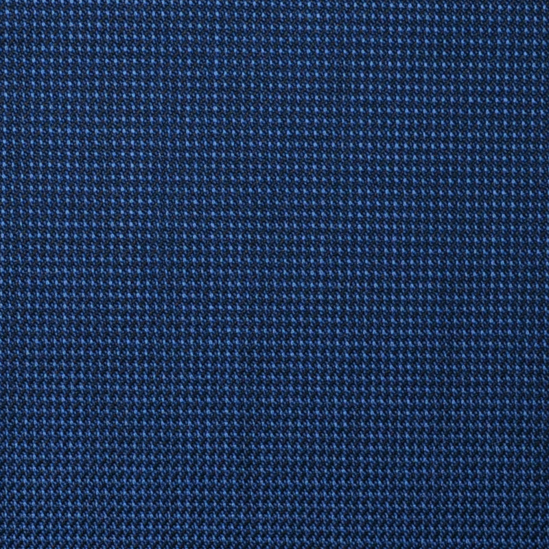 Medium Blue Nailhead Super 100's All Wool Suiting By Holland & Sherry