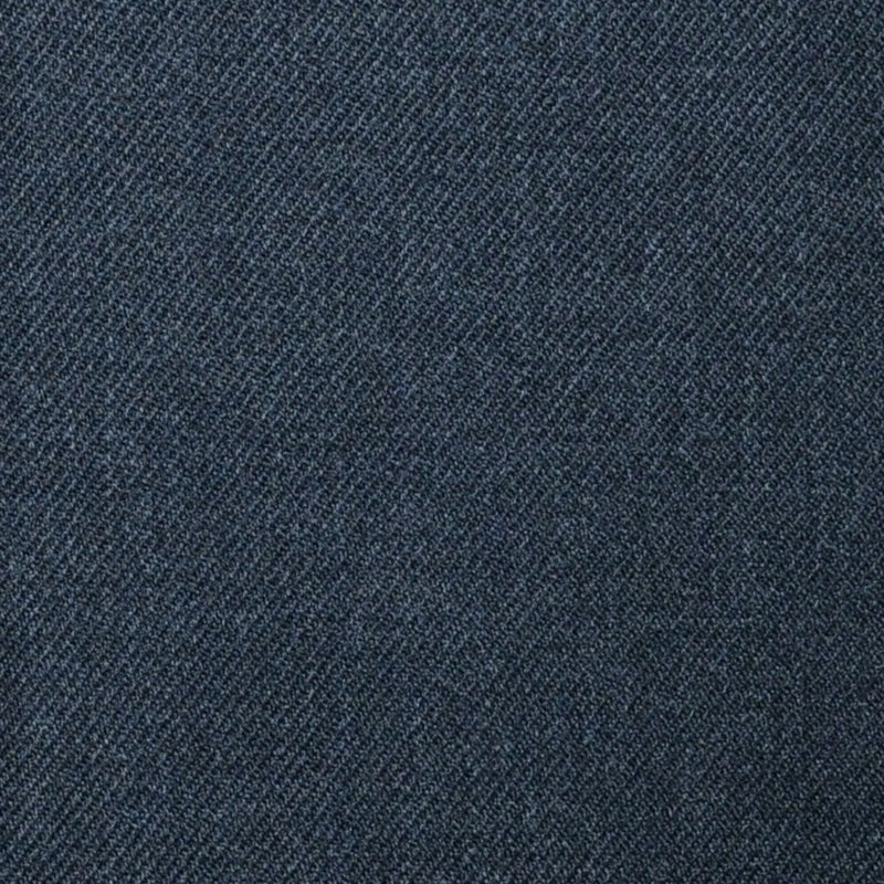 Medium Grey Plain Twill Super 100's All Wool Suiting By Holland & Sherry