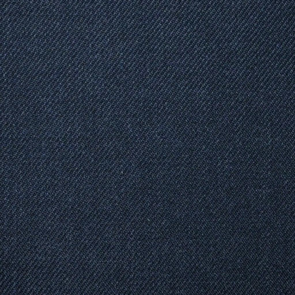 Dark Grey Plain Twill Super 100's All Wool Suiting By Holland & Sherry