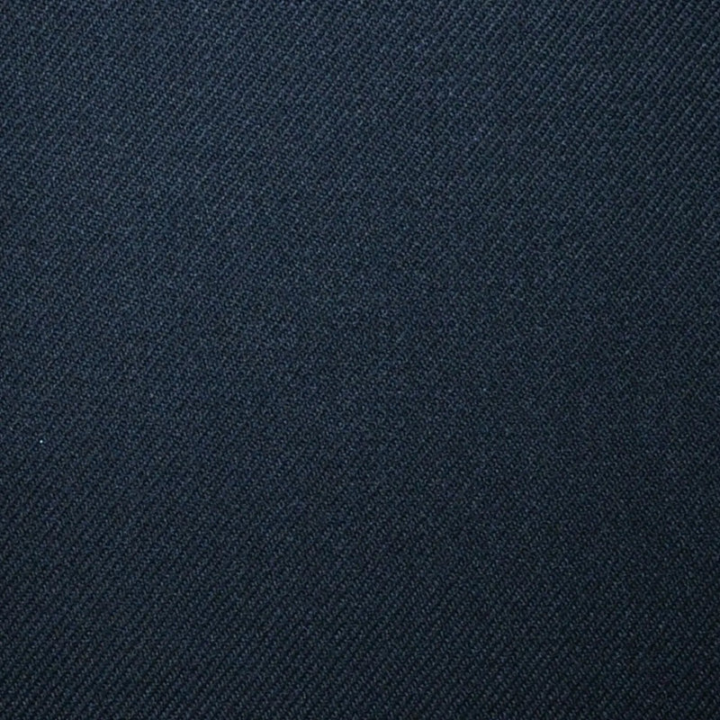 Black Plain Twill Super 100's All Wool Suiting By Holland & Sherry