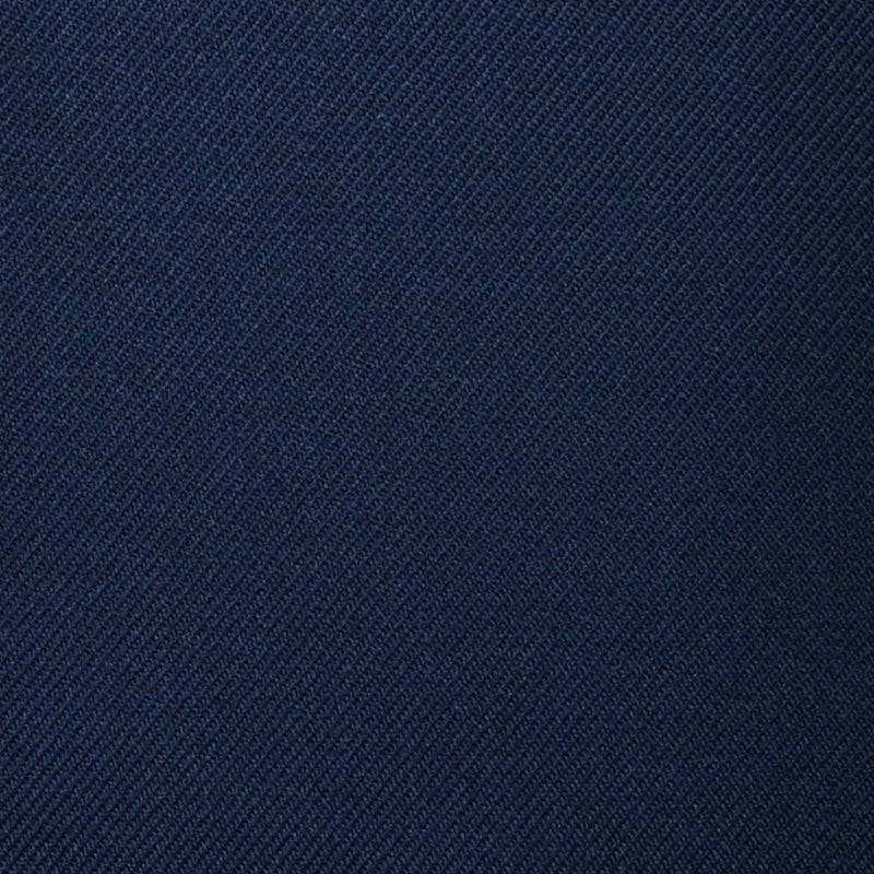 Navy Blue Plain Twill Super 100's All Wool Suiting By Holland & Sherry