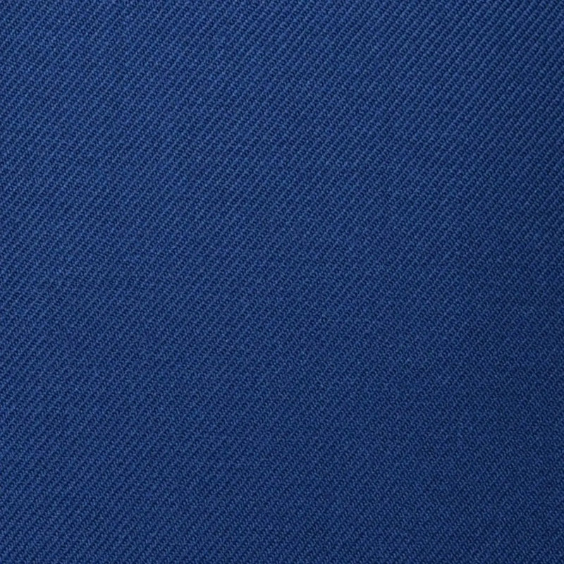 Medium Blue Plain Twill Super 100's All Wool Suiting By Holland & Sherry