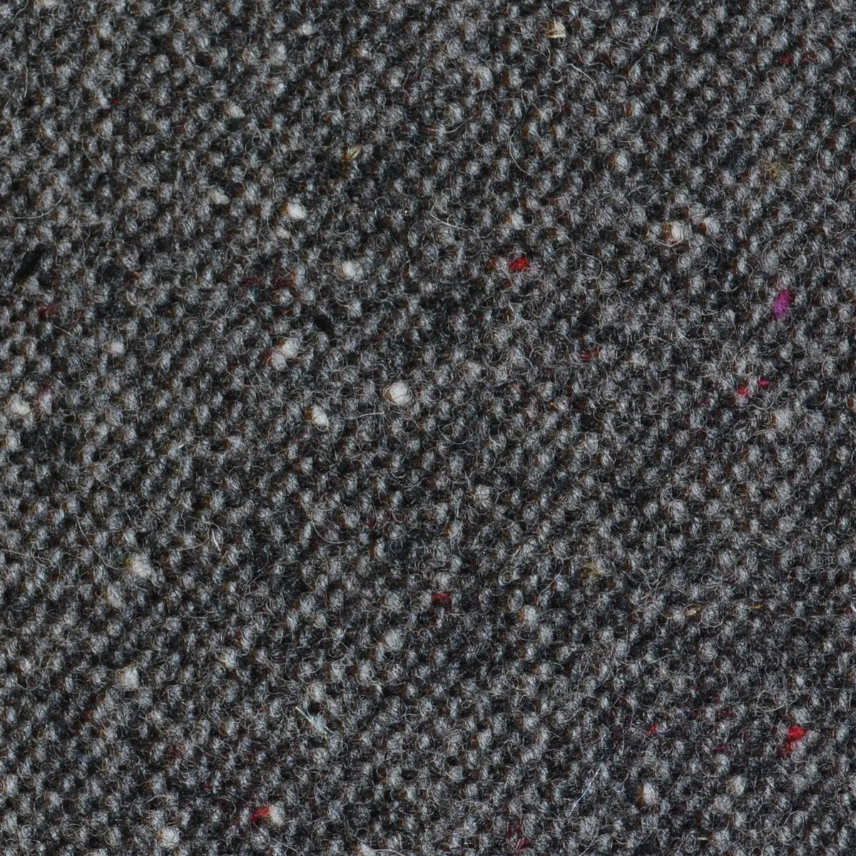 Medium Grey All Wool Irish Donegal Tweed