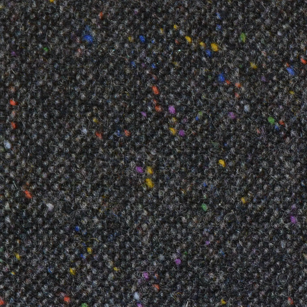 Dark Grey All Wool Irish Donegal Tweed